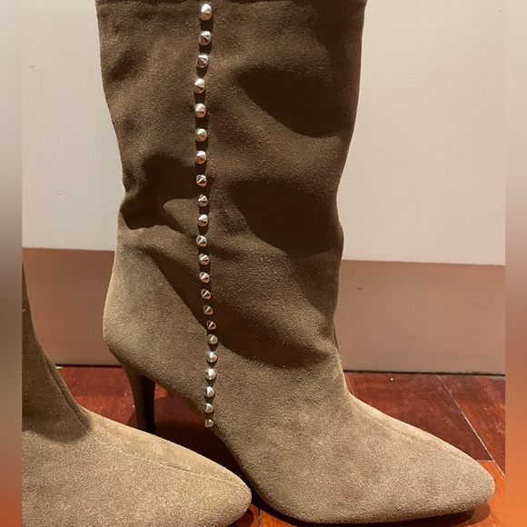 ZARA size 38 Studded suede Boots - never worn - Picture 2 of 6